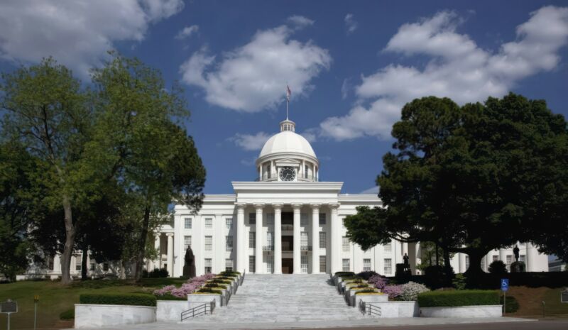 The Alabama State Capitol in Montgomery
