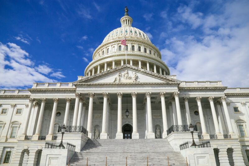 The United States Capitol in Washington, DC