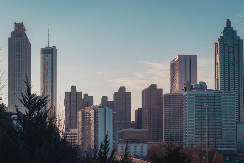 The Atlanta skyline, Georgia