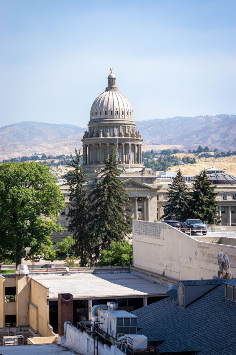 The Idaho State Capitol in Boise