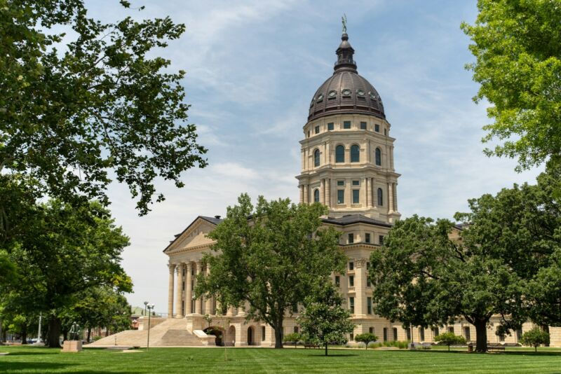 The Kansas State Capitol in Topeka