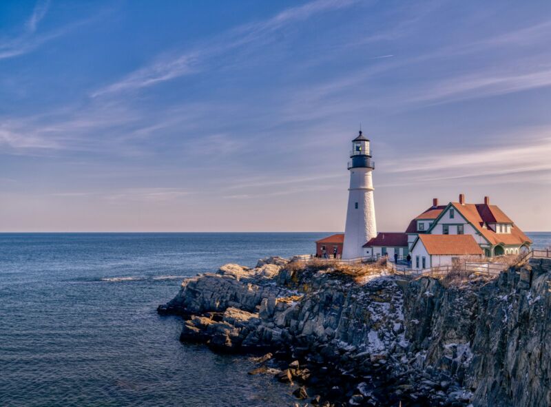 Portland Head Light on the Maine coast