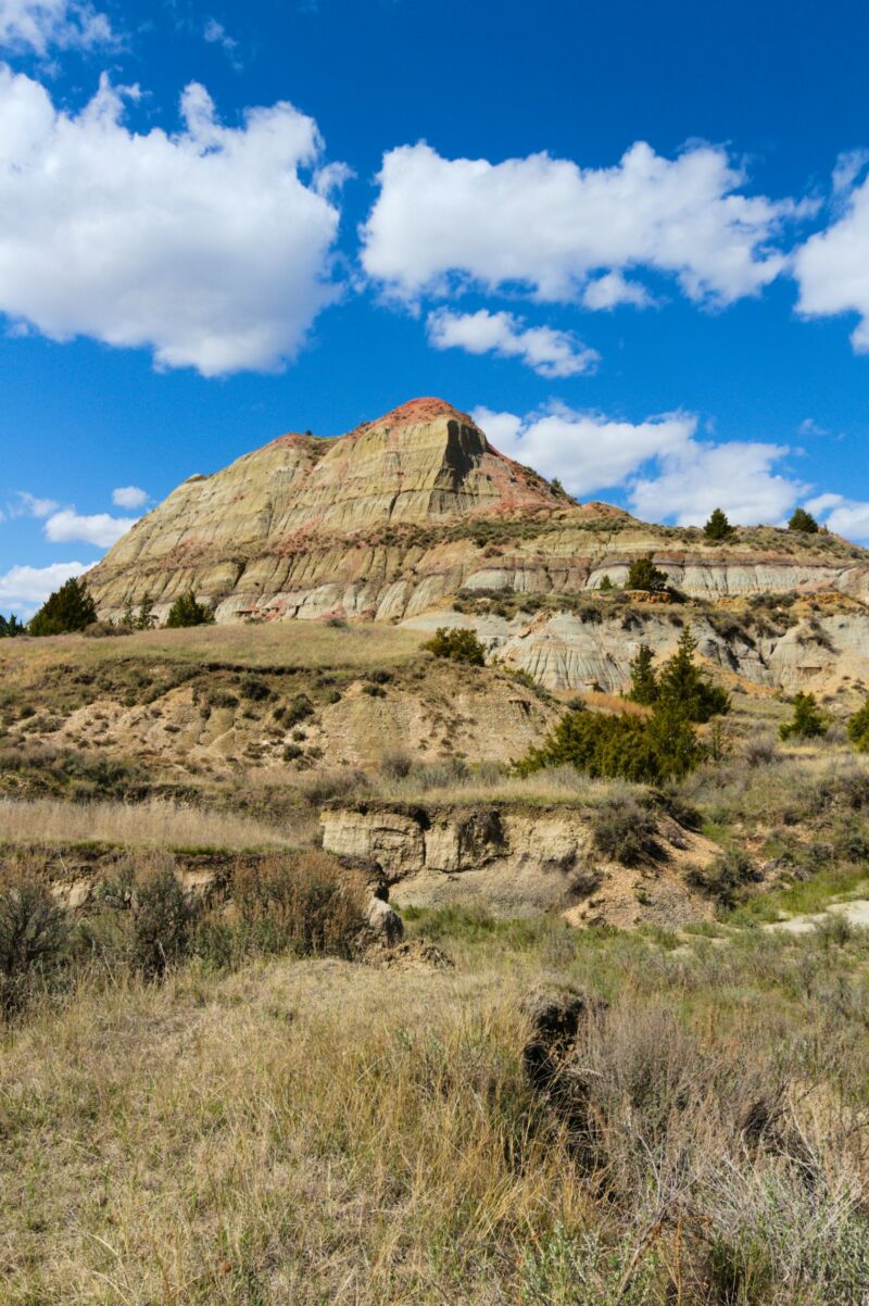 Badlands in Theodore Roosevelt National Park, North Dakota