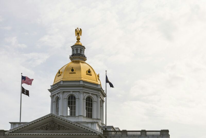 The New Hampshire State House in Concord