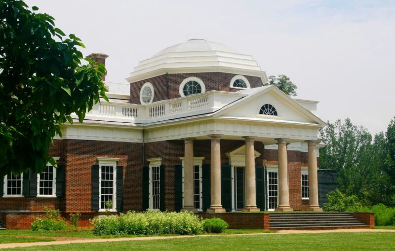 Monticello in Charlottesville, Virginia