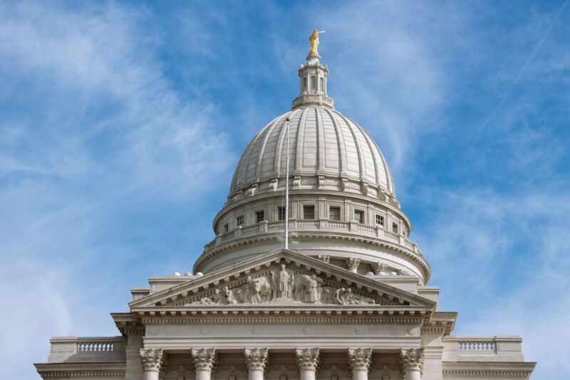 The Wisconsin State Capitol in Madison