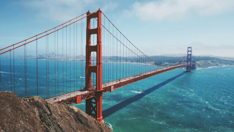 The Golden Gate Bridge in San Francisco, California