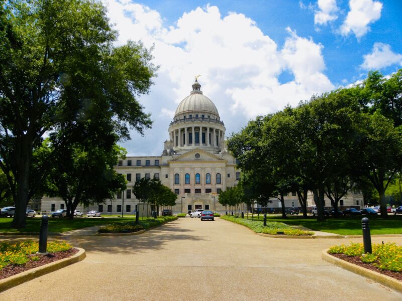 The Mississippi State Capitol in Jackson
