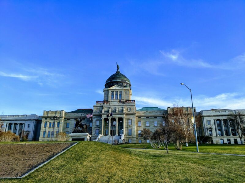 The Montana State Capitol in Helena